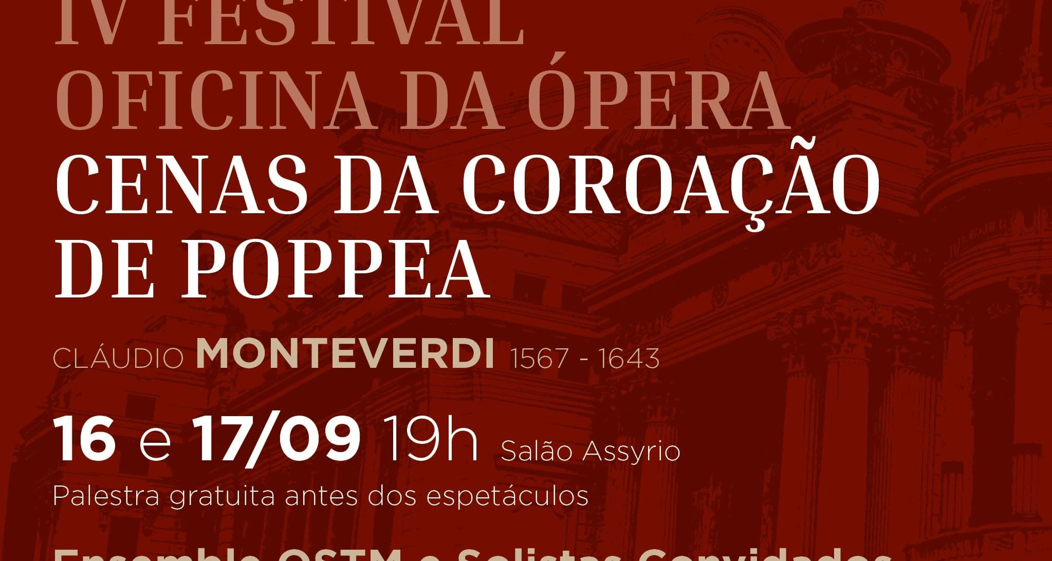 IV Festival Oficina de Ópera - “Cenas da Coroação de Poppea”